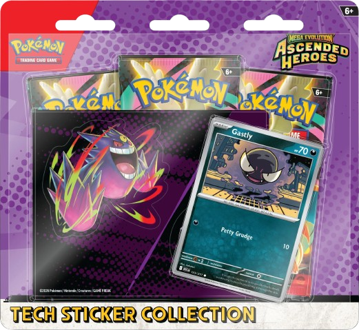 Pokémon TCG: Mega Evolution - Ascended Heroes Tech Sticker Collection - Image 3